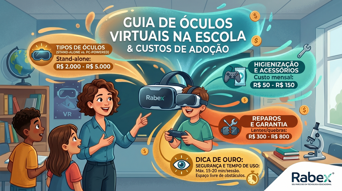 Óculos de Realidade Virtual na Educação: O Futuro Chegou à Sala de Aula
