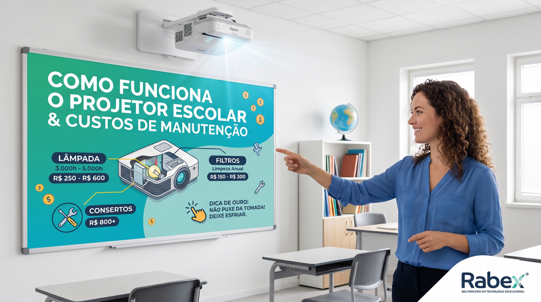 Como Funciona e Qual o Custo da Manutenção de um Projetor Escolar?