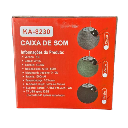 Mini caixa de som Kapbom KA-8502 - Fotografia Automática