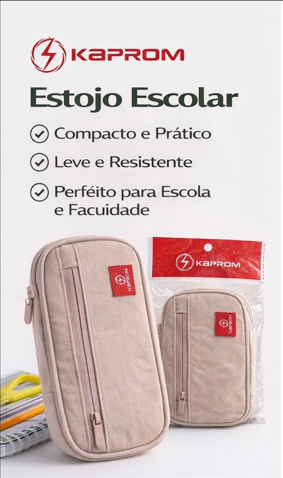 Estojo Escolar Kapbom Rabex