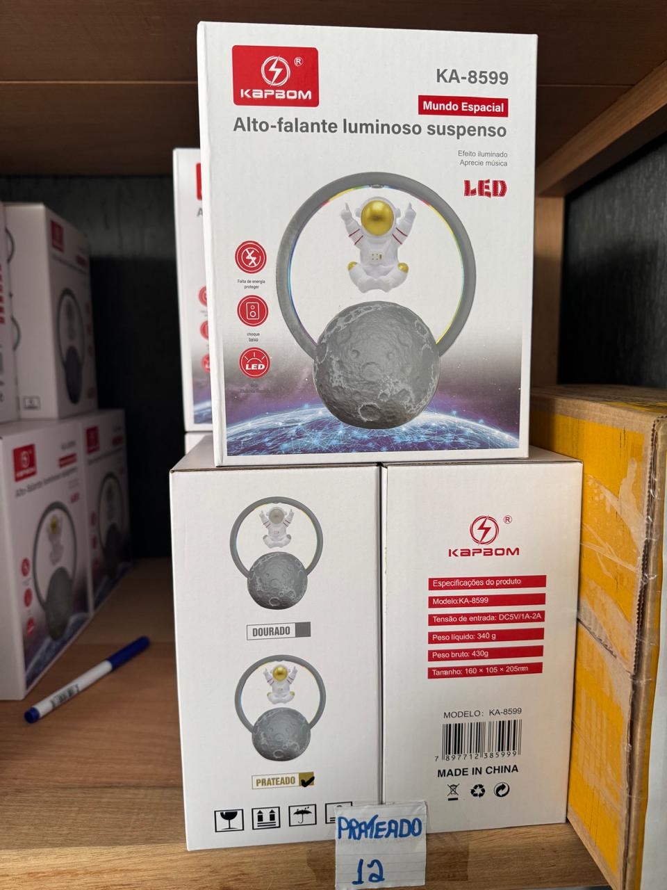 Auto-falante luminoso suspenso KA 8599 LED