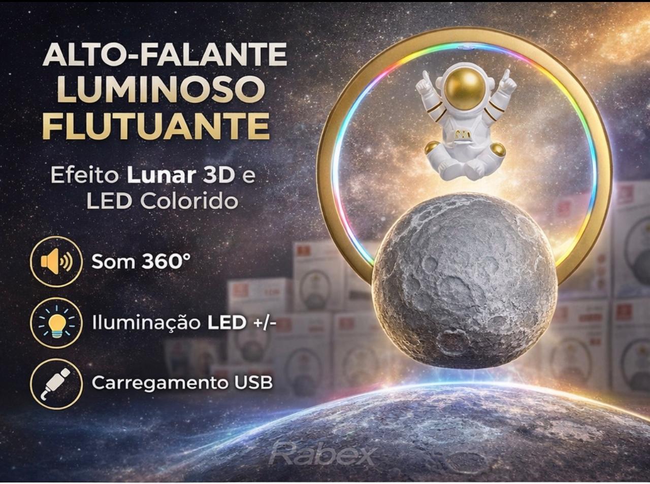 Auto-falante luminoso suspenso KA 8599 LED