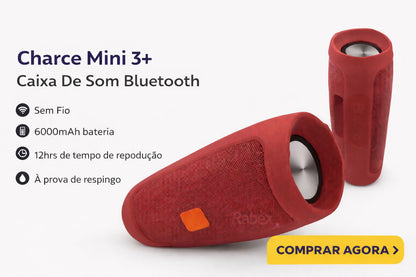Caixa de som Mini Charge 3+  Box Bluetooth Potente