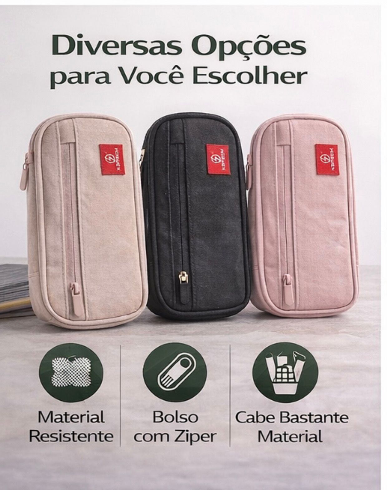 Estojo Escolar Kapbom Rabex
