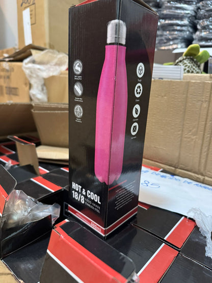 Garrafa Térmica quente e frio Rosa 500ml