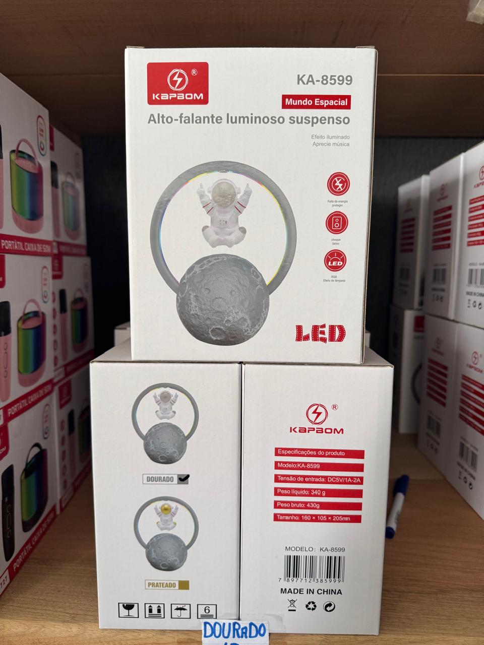 Auto-falante luminoso suspenso KA 8599 LED
