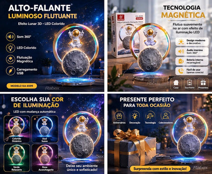 Auto-falante luminoso suspenso KA 8599 LED