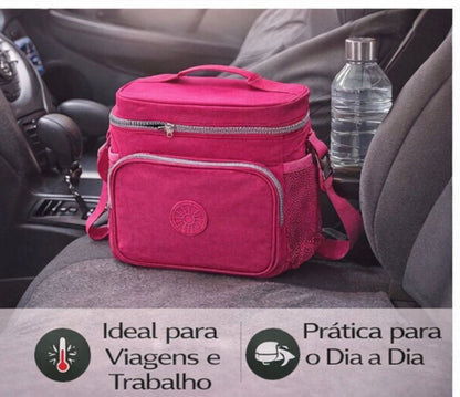 Bolsa  Lancheira Térmica 9 litros Marmitas Com Isolamento