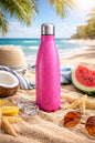 Garrafa Térmica quente e frio Rosa 500ml